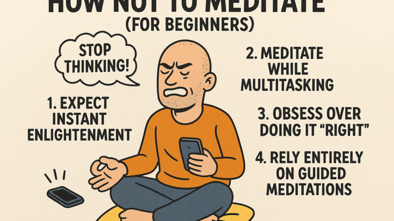 How Not To Meditate (for Beginners)