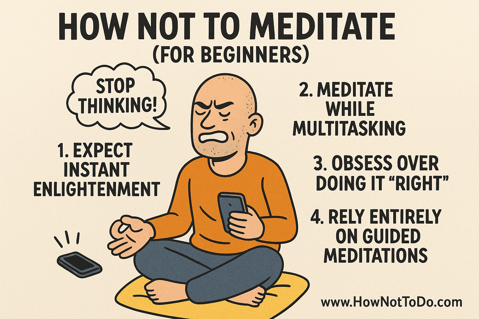 How Not To Meditate (for Beginners)