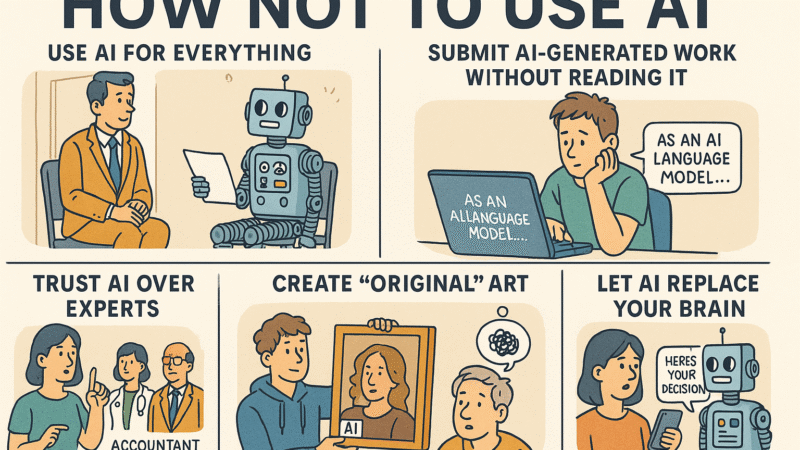 How Not to Use AI