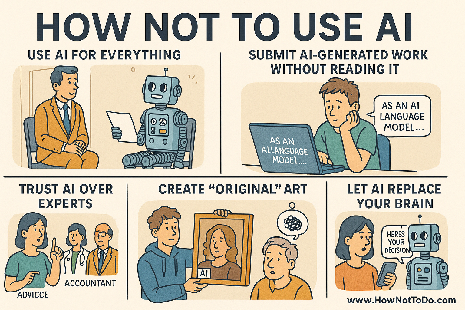 How Not to Use AI