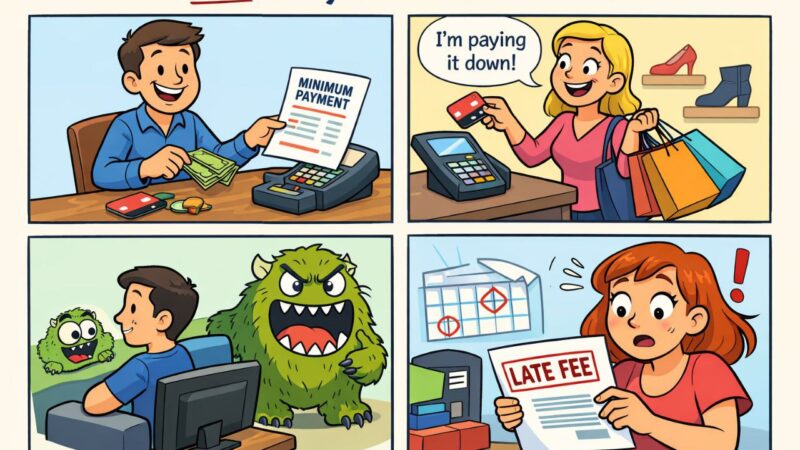 How NOT to Pay Off Credit Card Debt (A Masterclass in Minimum Payments)