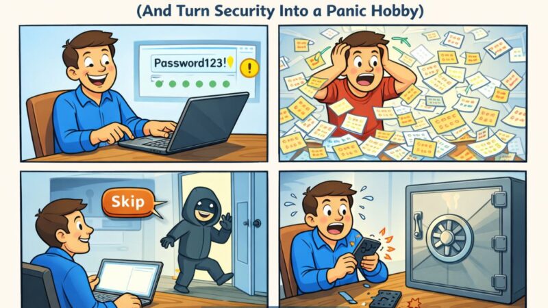 How NOT to Use a Password Manager (And Turn Security Into a Panic Hobby)