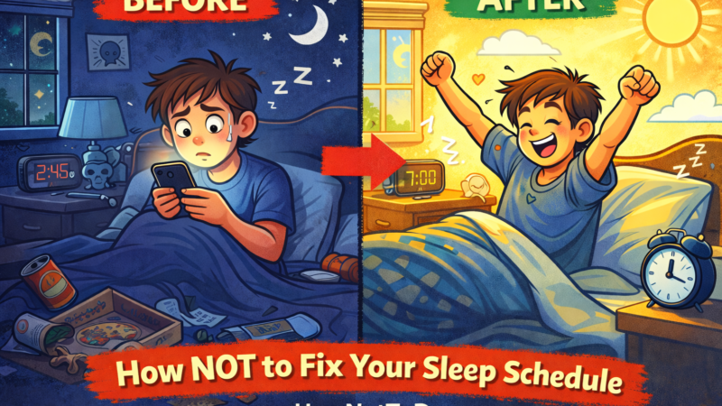 How NOT to Fix Your Sleep Schedule (Revenge Bedtime Procrastination Edition) — Quiz Format