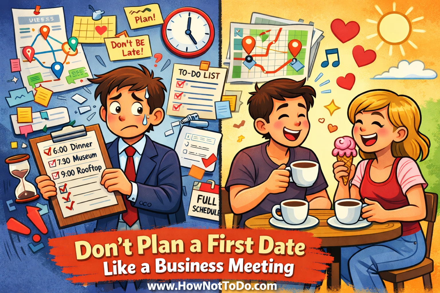 How NOT to Plan a First Date (And Turn Chemistry Into Logistics)